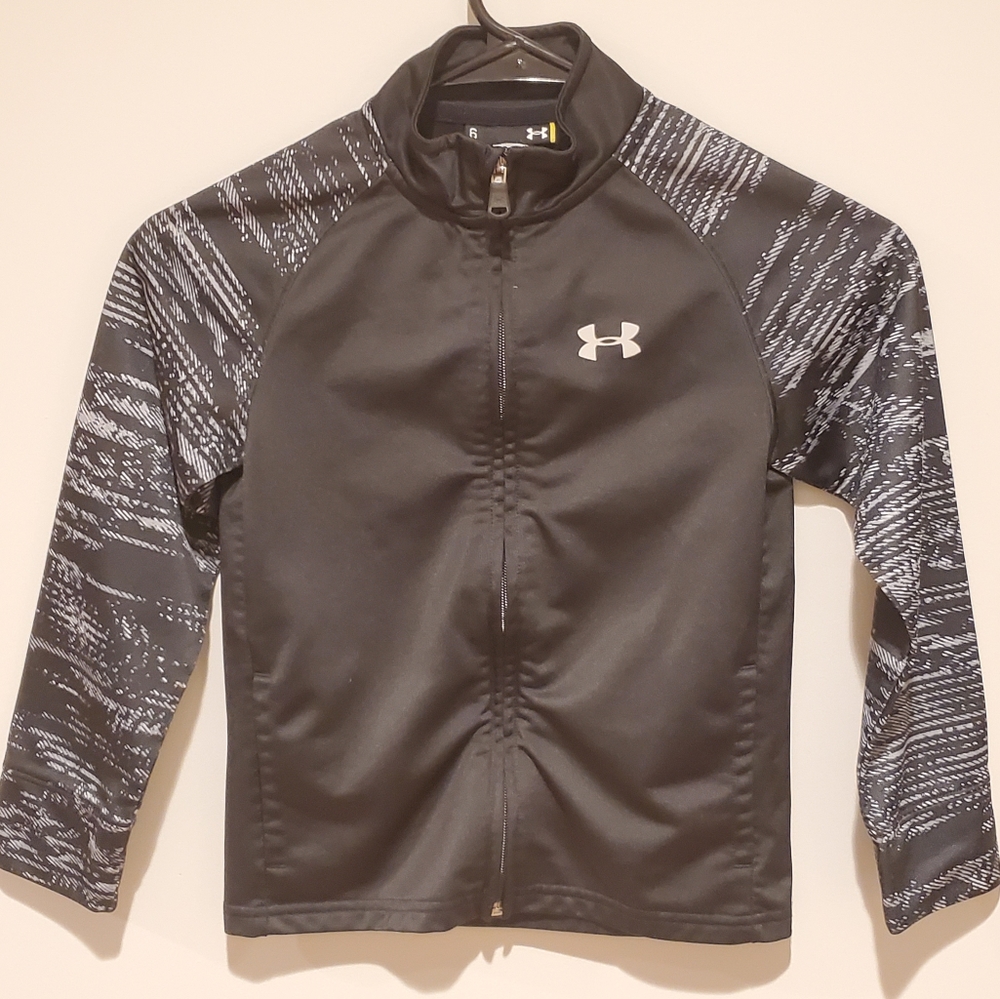 Under Armour Full Zip Jacket Sweatshirt Size 6